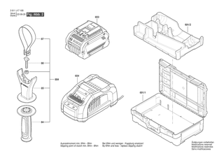 BOSCH Aufkleber | Ersatzteile fr GBH 18V-40 C | 160111C3PC