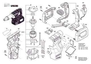 BOSCH Rundschnurring | Ersatzteile f�r GSH 18V-5 Bare | 1619P14462