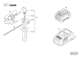 BOSCH Haken | Ersatzteile fr GBH 18V-28 DC | 1600A0288G