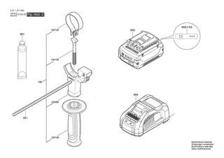 BOSCH Zwischenwelle | Ersatzteile fr GBH 18V-28 CF | 1617000A5K