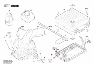 BOSCH Gertefuss | Ersatzteile fr CS12V1 | 1619PS1664