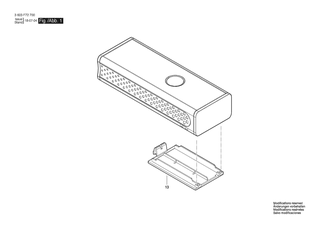 BOSCH Batteriedeckel | Ersatzteile fr 3Z Laser | 2609101750