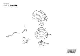 BOSCH Ladegert DREMEL 510 USA / 100-120V / 5V / 1A | Ersatzteile fr Dremel under 7.2V | 26150510AA