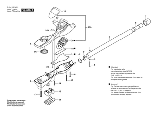 BOSCH Leiterplatte | Ersatzteile fr 19-200HC | 2610A13713