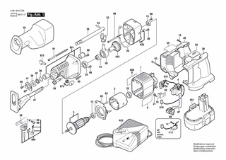 BOSCH Bürstenhalter | Ersatzteile für GSA 18 VE | 2610995803