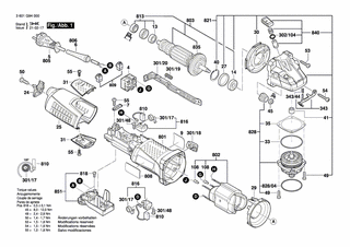 BOSCH Deckel | Ersatzteile für GWS 12-125 CIE | 1605500275