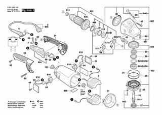 BOSCH Schleifspindel M14, SW17 | Ersatzteile fr GWS 26-230 JH | 1603523113