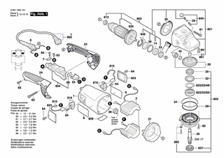 BOSCH Schleifspindel M14, SW17 | Ersatzteile fr GWS 24-180 JH | 1603523113