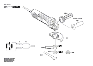 BOSCH Gehuseschale | Ersatzteile fr GWS 15-150 CIP | 160510829A