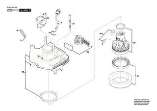 BOSCH Taste | Ersatzteile fr GAS 15 | 1619PA7270