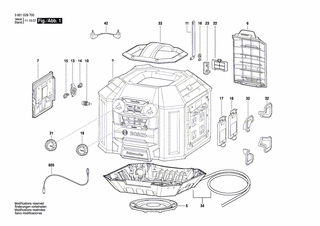 BOSCH Kantenschutz | Ersatzteile für GML 20 | 2610008332