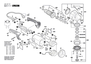 BOSCH Kegelradsatz | Ersatzteile fr GWS 22-180 H | 160633329D