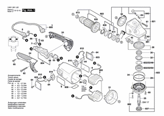 BOSCH Kegelradsatz | Ersatzteile fr GWS 22-230 H | 1607000CV1