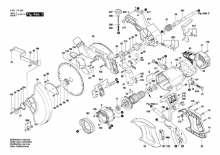 BOSCH Handgriff | Ersatzteile für GCM 8 SJ | 1619P03512
