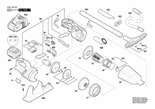 BOSCH Gummihaltering | Ersatzteile für GAS 18 V-LI | 1619PA5190