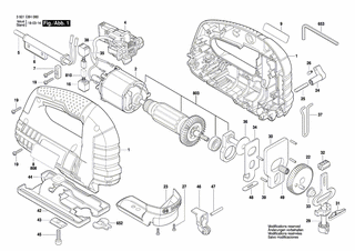 BOSCH Hubstange | Ersatzteile für GST 75 E | 2600780173