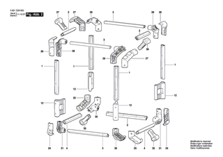 BOSCH Kantenschutz | Ersatzteile für GML 50 | 2610008336