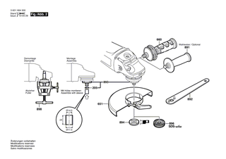 BOSCH Luftverteiler | Ersatzteile für GWS 24-230 JVX | 1600591029