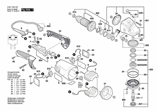 BOSCH Luftverteiler | Ersatzteile für GWS 20-230H | 1600591035