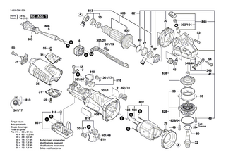 BOSCH Schleifspindel M14, SW17 | Ersatzteile für GWS 15-150 CI | 1603523110