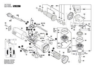BOSCH Schleifspindel M14, SW17 | Ersatzteile fr GWS 8-115 | 1603523110