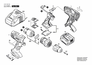 BOSCH Verstellschieber ROT | Ersatzteile für GSR 14,4 V-LI | 2601099189