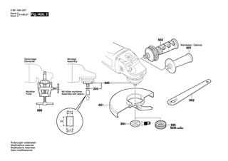 BOSCH Filzring | Ersatzteile f�r GWS 24-230 JVX | 1600205034