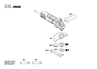 BOSCH Abdeckscheibe | Ersatzteile für GWS 7-115 | 1600100033