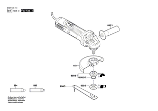 BOSCH Tellerrad | Ersatzteile f�r GWS 7-115 | 1619P02823