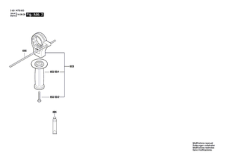 BOSCH Distanzscheibe 1,0 MM | Ersatzteile f�r GSB 19-2 RE | 2600000021