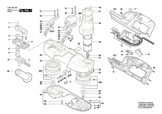 BOSCH Sechskantmutter | Ersatzteile für GCB 18 V-LI | 2610013552
