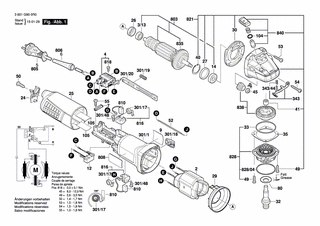 BOSCH Sicherungsbgel | Ersatzteile fr GWS 9-125 | 1600119011