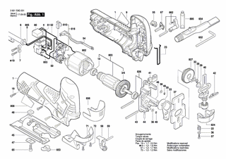 BOSCH Schenkelfeder | Ersatzteile für GST 90 E | 1619P11327