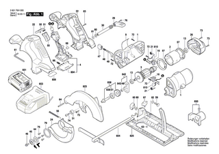 BOSCH Führungsbuchse | Ersatzteile für GKS 18 V-LI | 2610946075