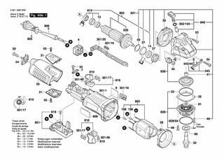 BOSCH Sechskantmutter M7, SW10 | Ersatzteile für GWS 17-125 CIE | 1603300016