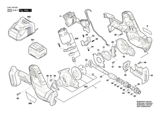 BOSCH Filzring | Ersatzteile für GSA 18 V-LI C | 2610947537