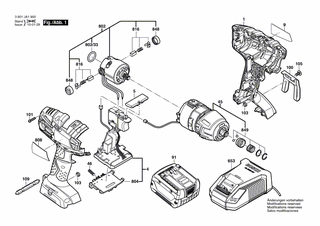 BOSCH Druckfeder | Ersatzteile für GDR 14,4 V-LI MF | 1609280477
