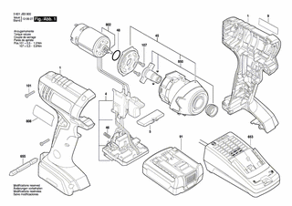 BOSCH Druckfeder | Ersatzteile für GDR 1080-LI | 1609280477