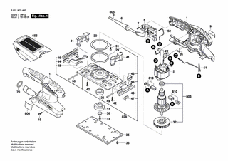 BOSCH Gummileiste | Ersatzteile für GSS 23 A | 2609170042