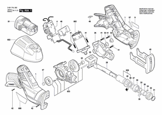 BOSCH Filzdichtung | Ersatzteile für GSA 10,8 V-LI | 1619P08627