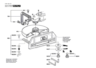 BOSCH Kabelfhrung | Ersatzteile fr 1364 | 1602388027