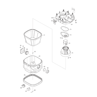 MAKITA Kontaktschutzkappe | Ersatzteile f�r VC001GL | 413B28-5