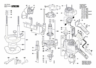 BOSCH Luftleitring | Ersatzteile für GOF 1250 CE | 2600148017