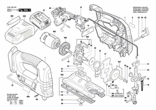 BOSCH Abdichtplatte | Ersatzteile für GST 18 V-LI | 2601015077