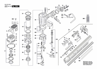 BOSCH Nase | Ersatzteile für GSN 100-34 DK | 2610016579