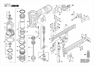 BOSCH Schutzverkleidung | Ersatzteile für GTK 40 | 2610006606