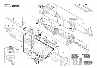 BOSCH Rillenkugellager 8x22x7 | Ersatzteile für GGS 28 LC | 1600905032