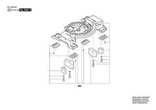 BOSCH Bolzen | Ersatzteile f�r GCM 10 MX | 1619P03482