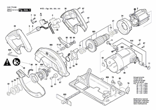 BOSCH Flachrundschraube | Ersatzteile für GKS 7000 | 1619P06211