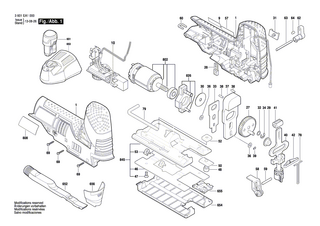 BOSCH Winkelschraubendreher DIN 911-SW5 SCHWARZ | Ersatzteile für GST 10,8 V-LI | 1907950006